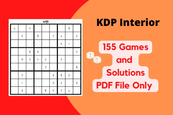 A Complete Sudoku Puzzle Book Interior Ready for Publishing