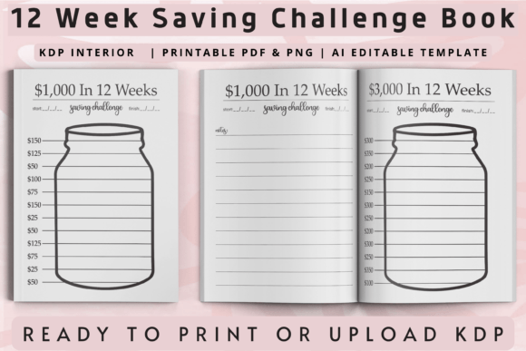 The 12 Week Saving Challenge Book: A Systematic Approach to Financial Empowerment