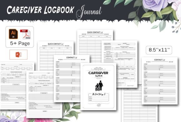 The Essential Caregiver Logbook Journal – Editable