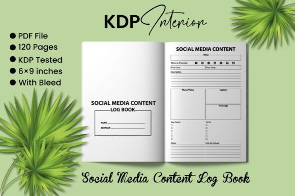 The Ultimate Social Media Content Log Book for Creators and Marketers
