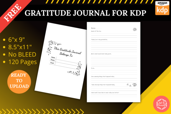 Unlock Creativity with a Free Gratitude Journal KDP Template