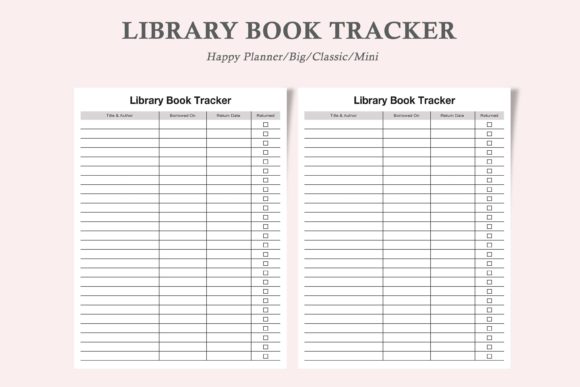 Your Ultimate Library Book Tracker